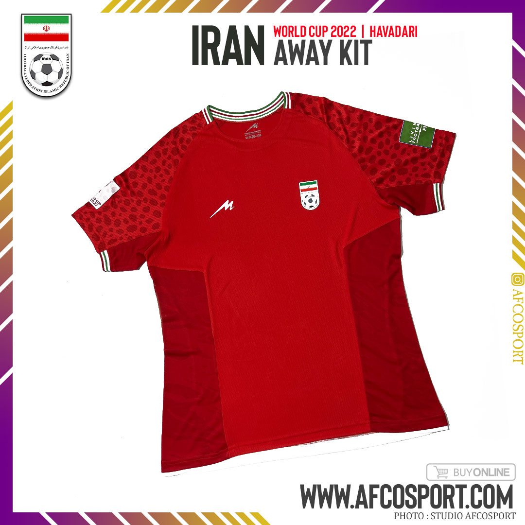 پیراهن قرمز تیم ملی ایران جام جهانی ۲۰۲۲ قطر ورژن هواداری