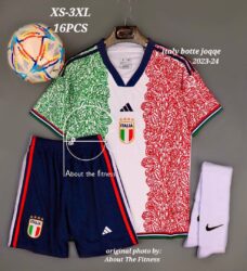 کیت تیم ملی ایتالیا کانسپت بته‌جقه ۲۰۲۳-۲۰۲۴ (پیراهن شورت) ورژن هواداری