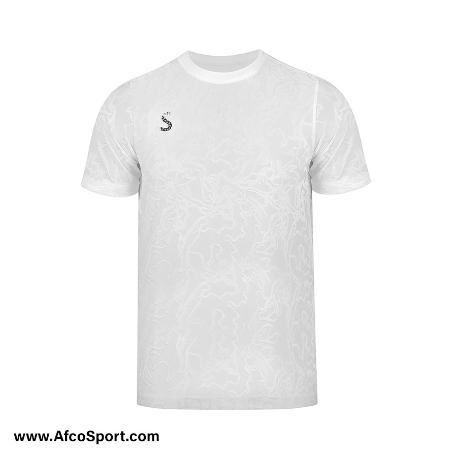 پیراهن طرح کوبیسم سفید سینا اسپرت ۱۴۰۳-۱۴۰۲