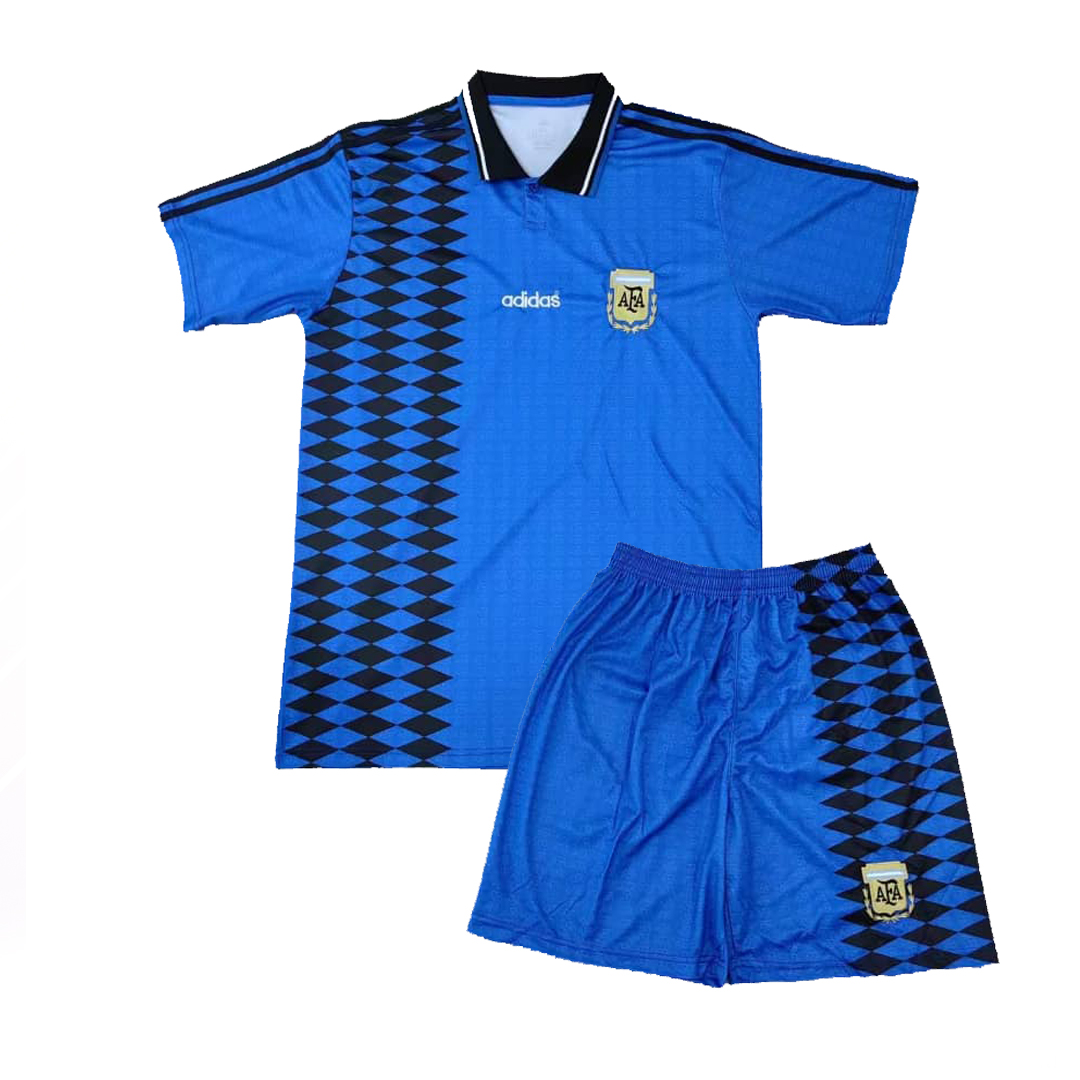 کیت دوم تیم ملی فوتبال آرژانتین جام جهانی ۱۹۹۴ کلاسیک (پیراهن و شورت)